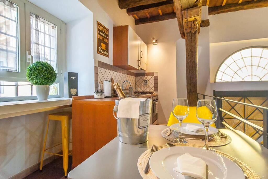 L'Antico Borgo Di Trastevere Rome Bagian luar foto